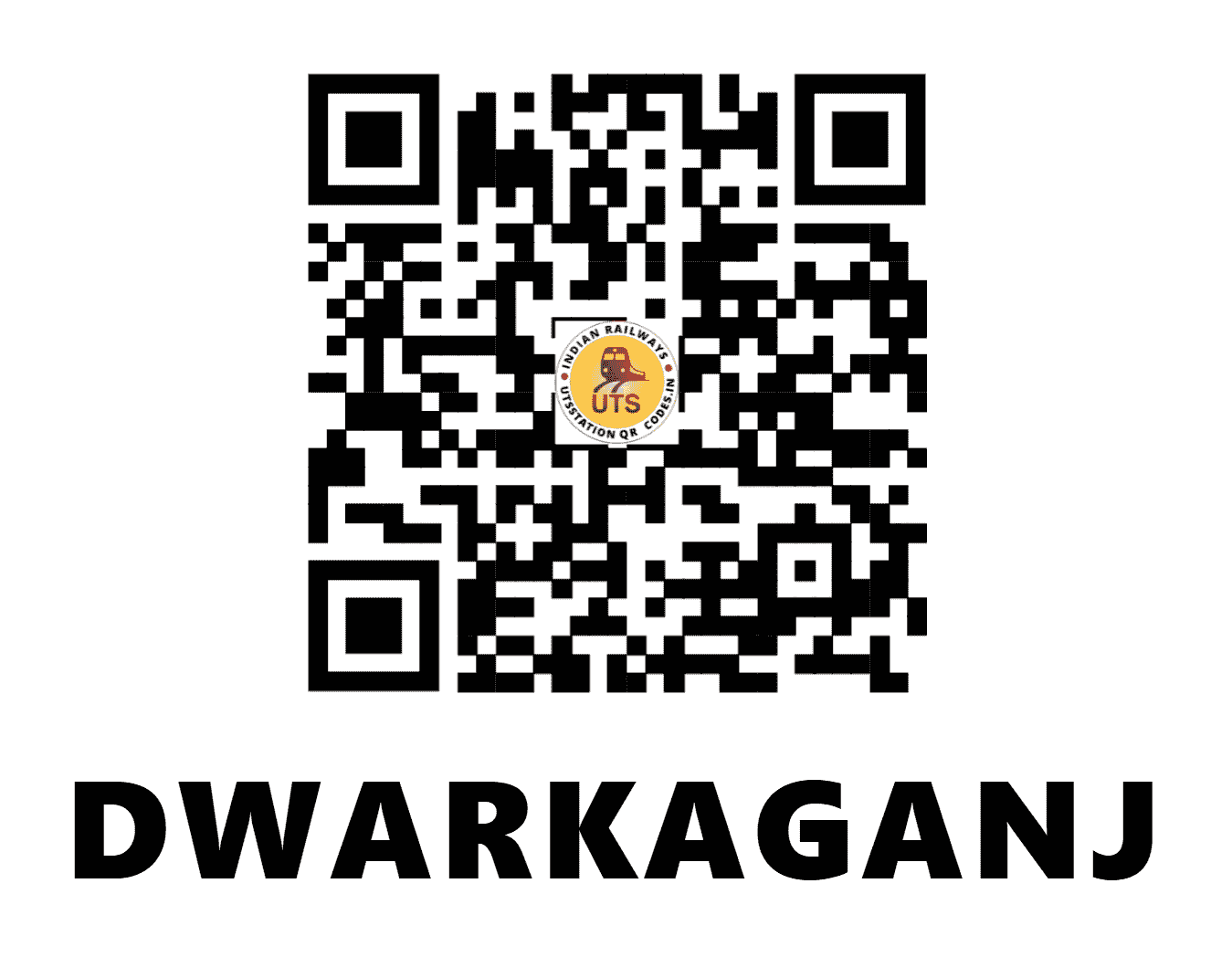 UTS QR Code for DWARKAGANJ - DWJ - NR (UTTAR PRADESH)